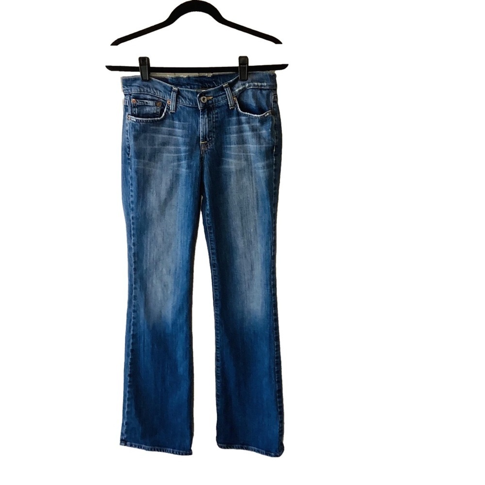 Vintage Lucky Brand by Gene Montesano Sweet N Low Dungaree Jeans Boot Cut 4/27